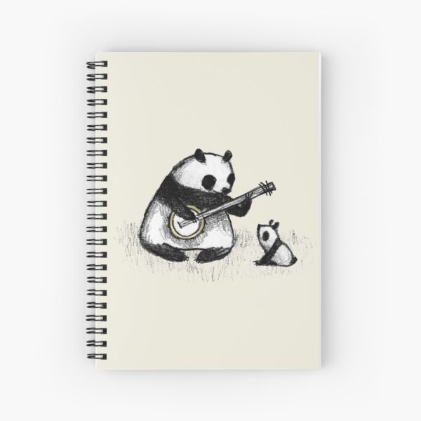 Banjo Panda Spiral Notebook
