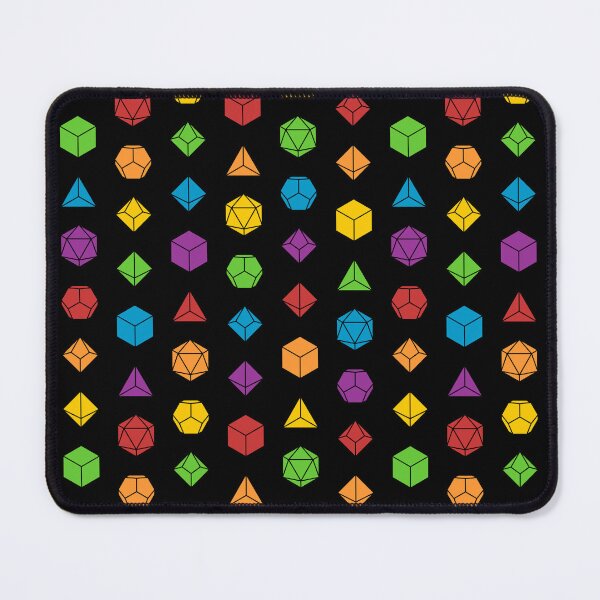 Item preview, Retro Rainbow Polyhedral Dice designed and sold by cynmoon.