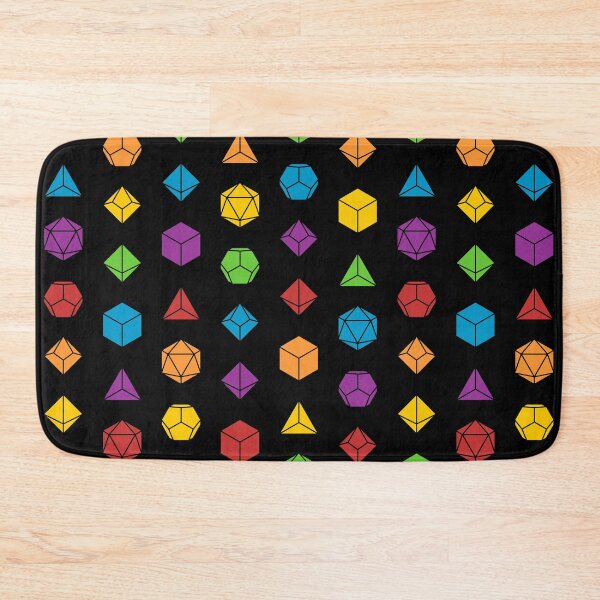 Item preview, Retro Rainbow Polyhedral Dice designed and sold by cynmoon.