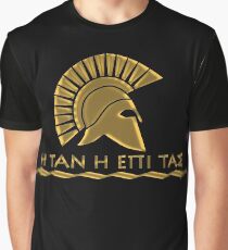 Spartan warrior - Come back with your shield or on it Graphic T-Shirt
