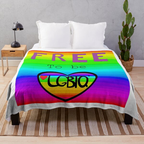 Item preview, Free to be LGBTQ+ Art designed and sold by LindyLuDrew.