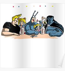Nineties Friends Poster
