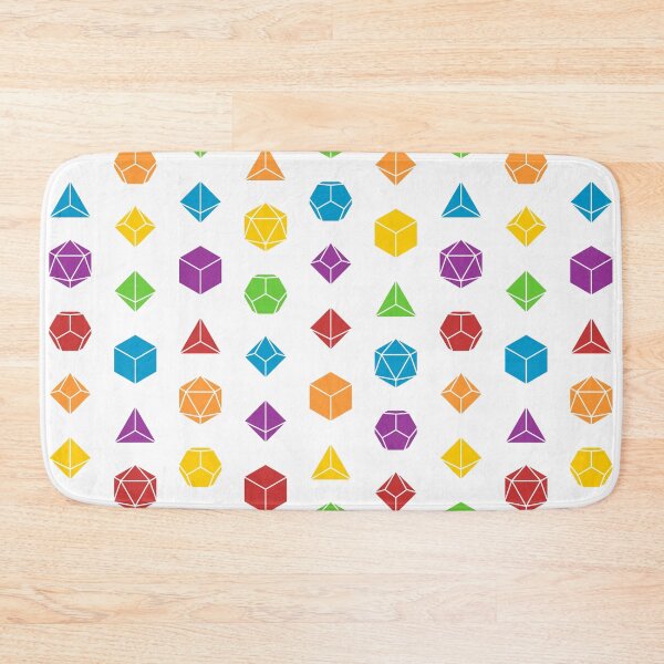 Item preview, Retro Rainbow Polyhedral Dice designed and sold by cynmoon.