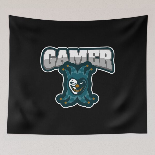 Item preview, Gamer with Evil Smiling Clown designed and sold by PRIVARSHU.