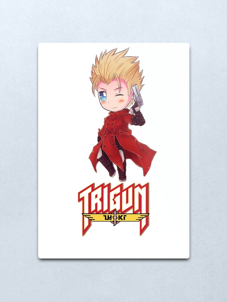 "Trigun Vash the Stampede Humanoid Typhoon Chibi Cute Cyberpunk Gun