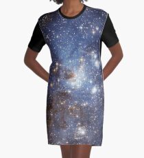 Vestido camiseta Galaxia azul
