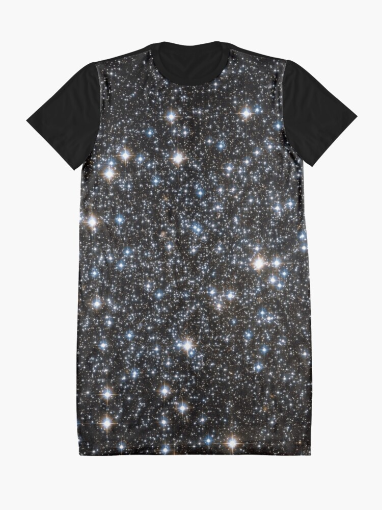 Alternate view of Glitter Galaxy Graphic T-Shirt Dress