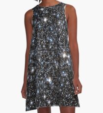 Vestido acampanado Glitter Galaxy