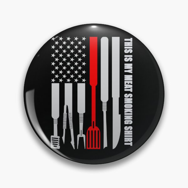 Item preview, Funny BBQ Smoking - Retro Vintage My Meat Smoking designed and sold by manzee.