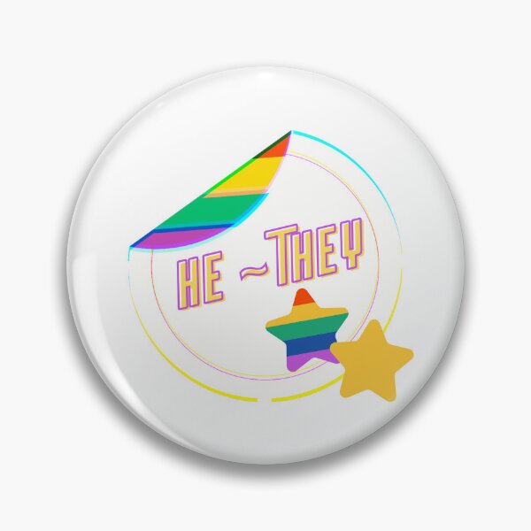 Artikelvorschau, He/They Pronouns entworfen und verkauft von RainbowStudios.