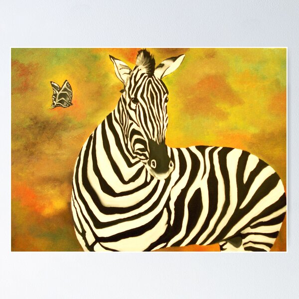 Item preview, Stripes Zebra & Butterfly designed and sold by Weshon  Hornsby.