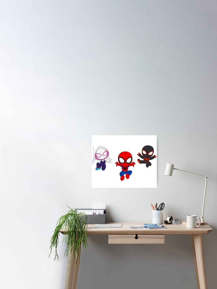 Amazing friends, baby spiders ghost, cute baby spidey girl, cartoon spidey,  black spidey Magnet for Sale by DariaMiller