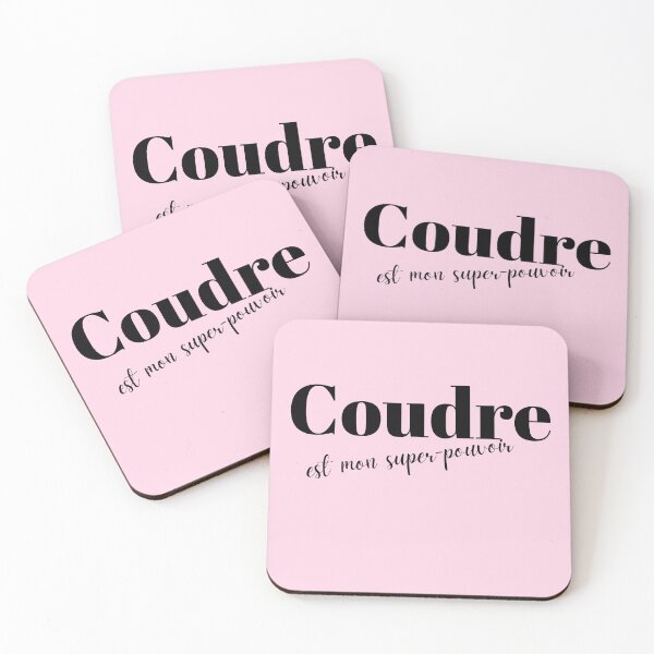 Item preview, Copy of Coudre is my superpower in French in black designed and sold by PausePapote.
