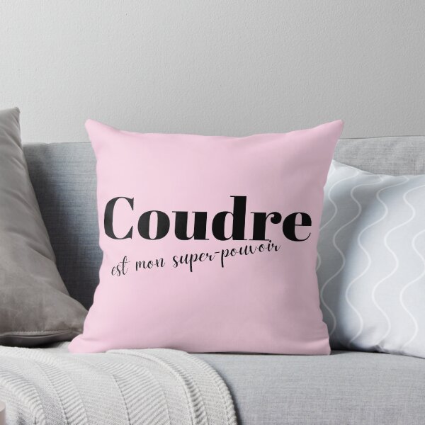 Item preview, Copia de Coudre es mi superpoder en francés en negro designed and sold by PausePapote.