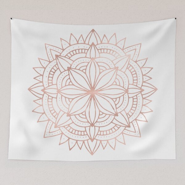 Item preview, Mandala Rose Gold Pink Shine designed and sold by naturemagick.