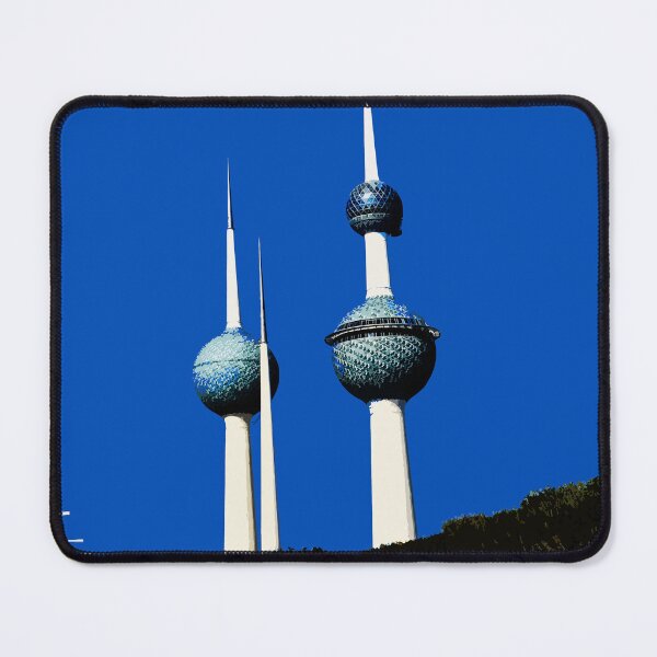 Item preview, View of Kuwait Iconic Landmark Towers in Kuwait designed and sold by ShopieHome.