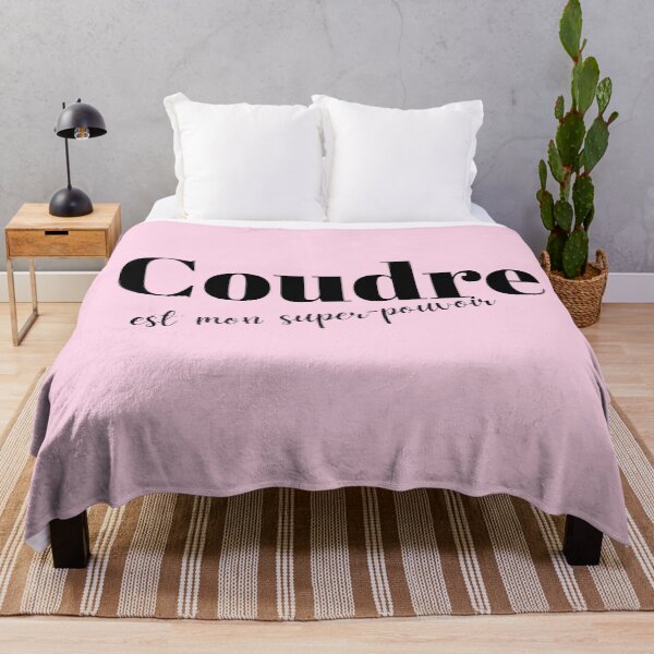 Item preview, Copy of Coudre is my superpower in French in black designed and sold by PausePapote.