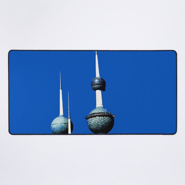 Item preview, View of Kuwait Iconic Landmark Towers in Kuwait designed and sold by ShopieHome.