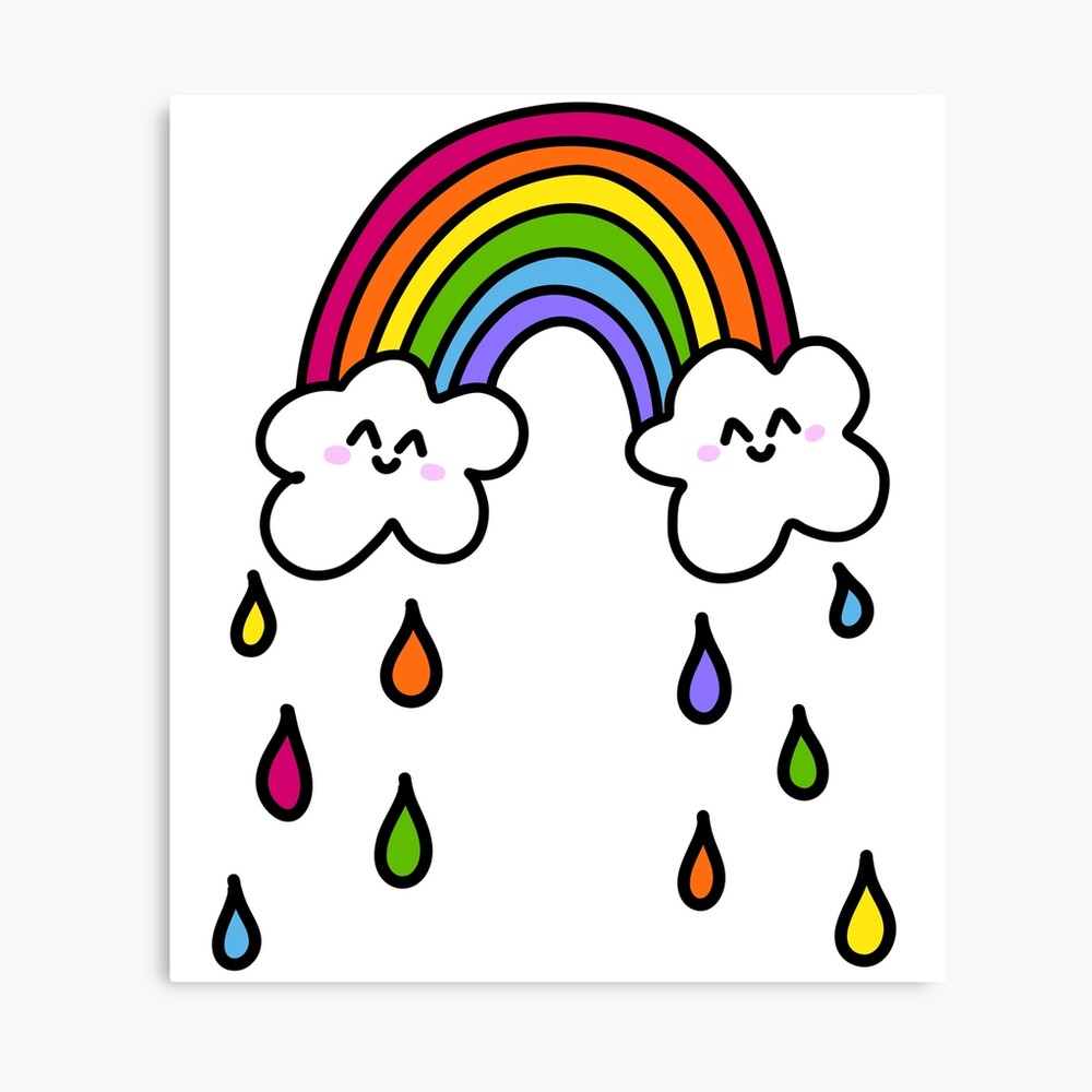 Free: Tumblr Cloud Rainbow Cute - Cute Things To Draw 