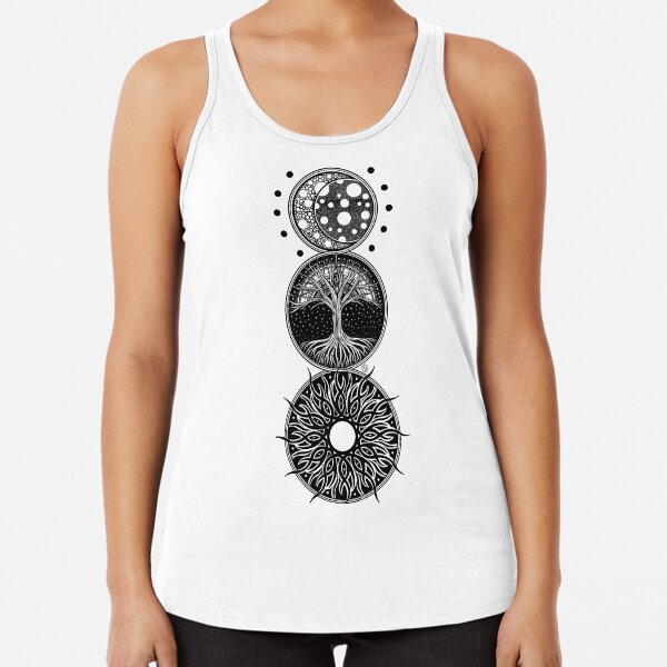 EP. MOON / LIFE / SUN Racerback Tank Top