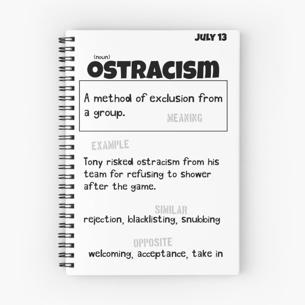 Item preview, July 13 Ostracism designed and sold by Square Root of Squid.