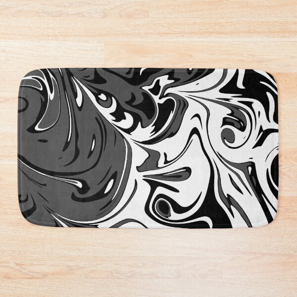 Item preview, Grey white Liquid Abstract Art  designed and sold by Tshirtstory.