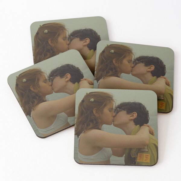 Item preview, moonrise kingdom beach kiss designed and sold by tomatojo.