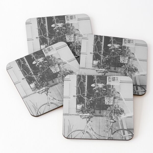 Item preview, Vintage Aesthetic Bike and Plants Scene designed and sold by CarolinaReina.