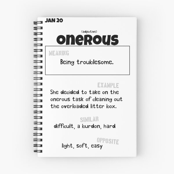 Item preview, January 20 Onerous designed and sold by Square Root of Squid.