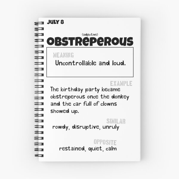 Item preview, July 8 Obstreperous designed and sold by Square Root of Squid.