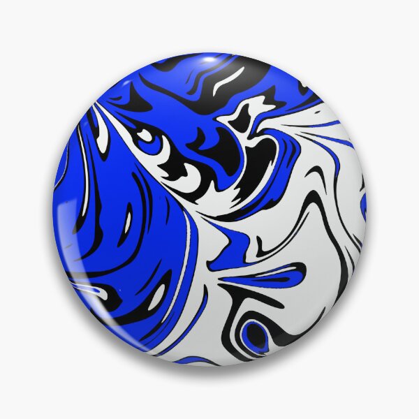 Artikelvorschau, Blue white black Liquid Abstract Art entworfen und verkauft von Tshirtstory.