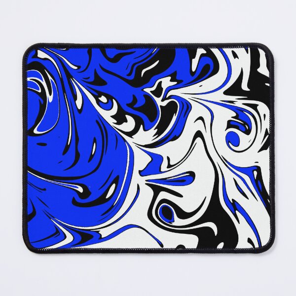 Item preview, Blue white black Liquid Abstract Art  designed and sold by Tshirtstory.