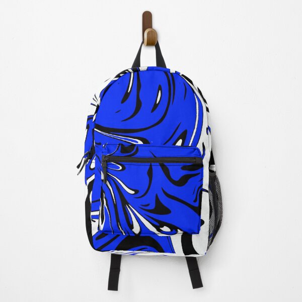 Item preview, Blue white black Liquid Abstract Art designed and sold by Tshirtstory.