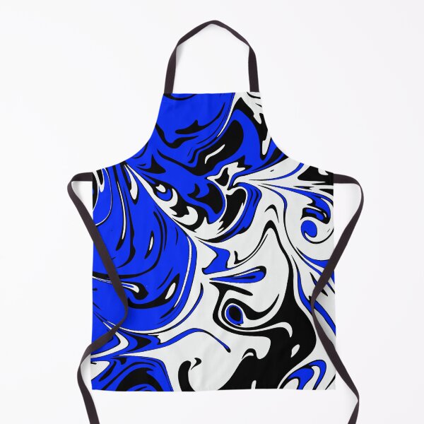 Item preview, Blue white black Liquid Abstract Art  designed and sold by Tshirtstory.