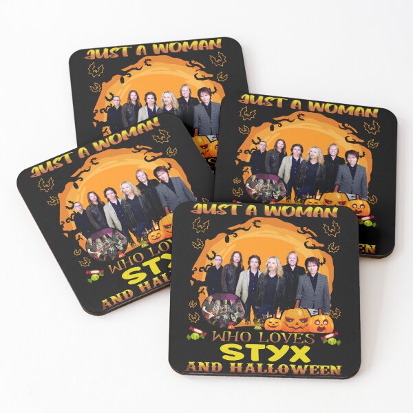 Item preview, Just A Woman Who Loves STYX And Halloween designed and sold by SamanthaRich33.