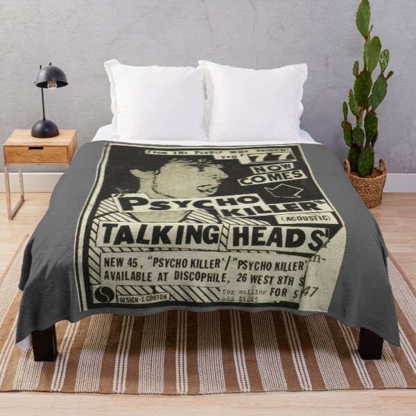 Item preview, Psycho Killer - Talking Heads post-punk concert poster 1977 Classic designed and sold by RosariafDefrosa.