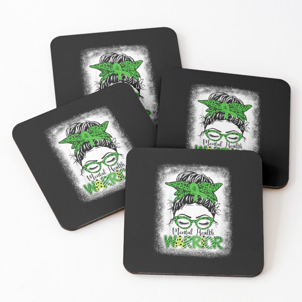 Item preview, Mental Health Warrior Messy Bun Women Mental Health Matters  designed and sold by AdonisShop.