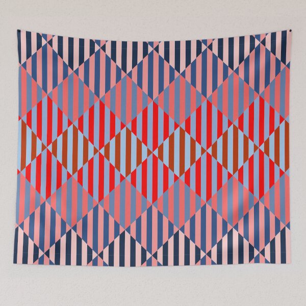 Item preview, Striped rhombuses designed and sold by elfina.