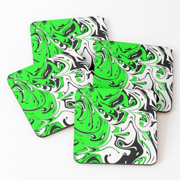 Item preview, Lime white liquid abstract Art  designed and sold by Tshirtstory.