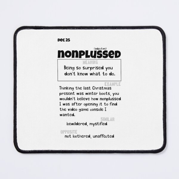 Item preview, December 25 Nonplussed designed and sold by Square Root of Squid.