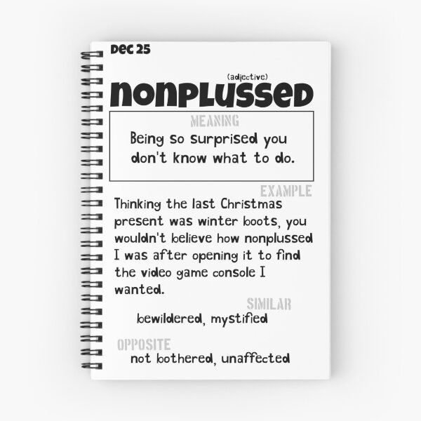 Item preview, December 25 Nonplussed designed and sold by Square Root of Squid.