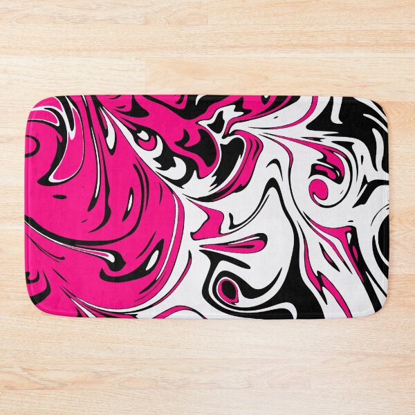 Item preview, Pink white black Liquid Abstract Art  designed and sold by Tshirtstory.