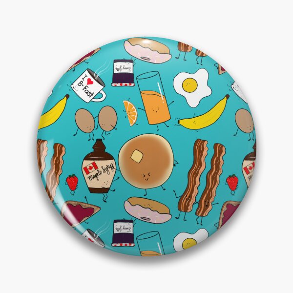 Item preview, Cute Breakfast Pattern designed and sold by Remy-and-Clyde.