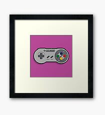Nintendo SNES Controller Framed Print