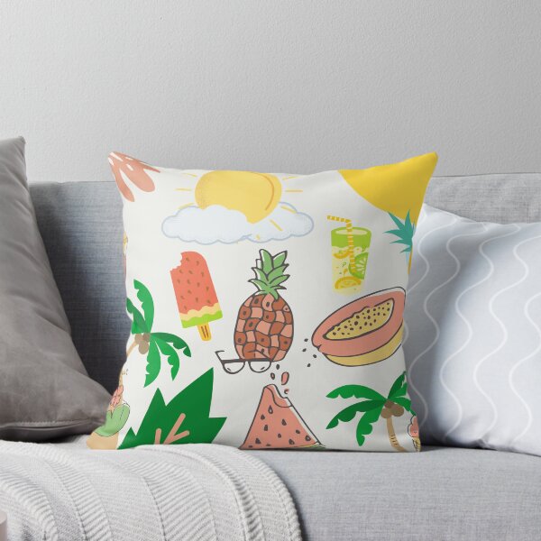 Aperçu de l'œuvre Tropical Fruits Pattern créée et vendue par GraphicsClub.