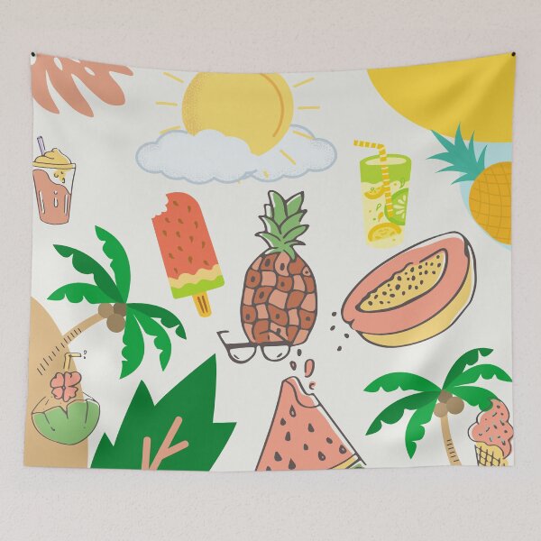 Artikelvorschau, Tropical Fruits Pattern entworfen und verkauft von GraphicsClub.