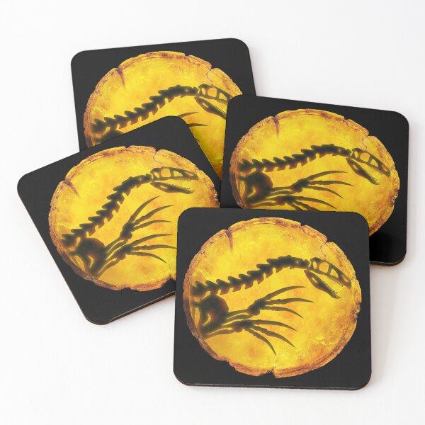 Item preview, logo Therizinosaurus amber designed and sold by Grimtech Workshop.