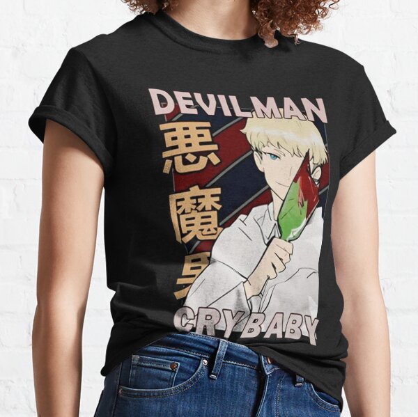 Devilman Crybaby Men T Shirt Dropshipping Car-Styling 4XL 5XL 6XL