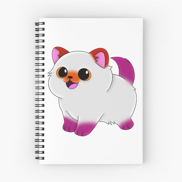 Item preview, Lesbian pride flag cat designed and sold by ManiCreates.