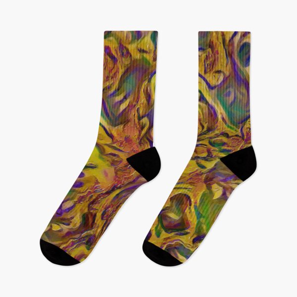 Item preview, The Pineal Experience - rainbow multicolor abstract spirals designed and sold by JaycraveDesigns.
